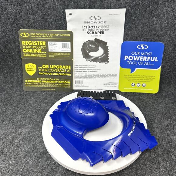 Snow Joe Snow Shovel Protective Cover and Ice Dozer 360 Windshield Scraper - Picture 2 of 8